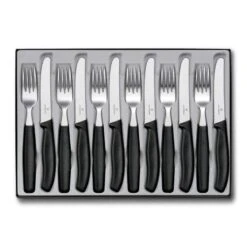Coffret Ménagère Victorinox 6 Couteaux De Table + 6 Fourchettes