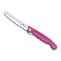 Couteau Office Pliant Victorinox SwissClassic Rose Lame Ă Dents
