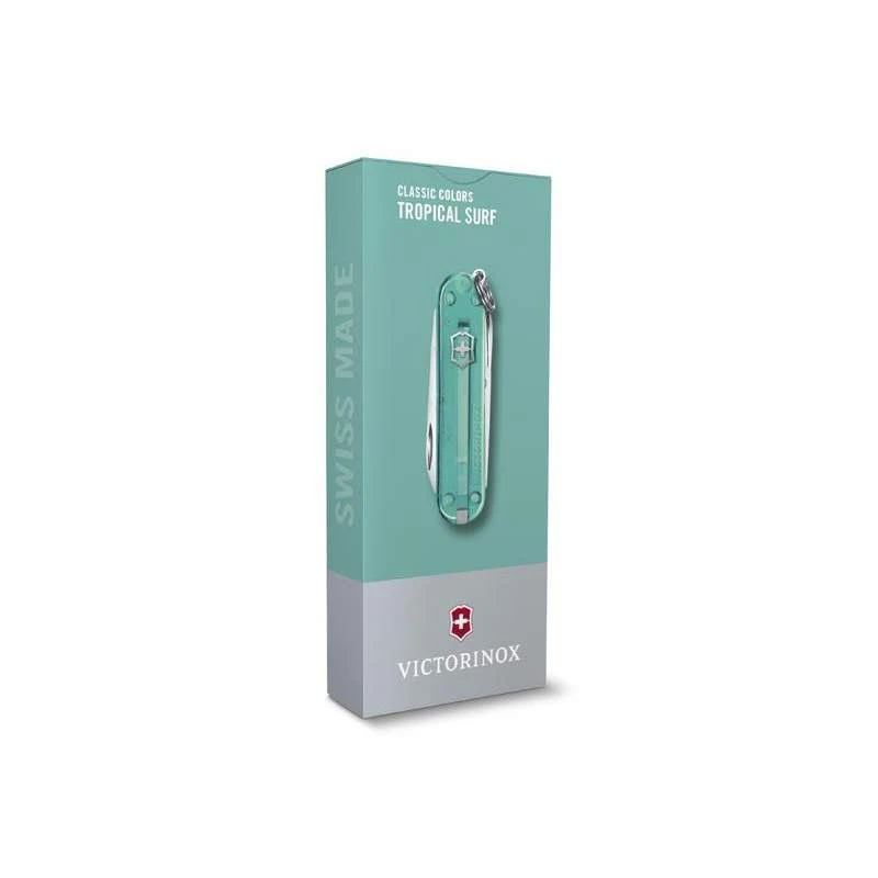 Couteau suisse CLASSIC SD translucide Victorinox Tropical Surf Couteau Suisse CLASSIC SD Translucide Victorinox Tropical Surf -Couteaux Multifonctionnels Magasin couteau suisse classic sd translucide victorinox tropical surf 2