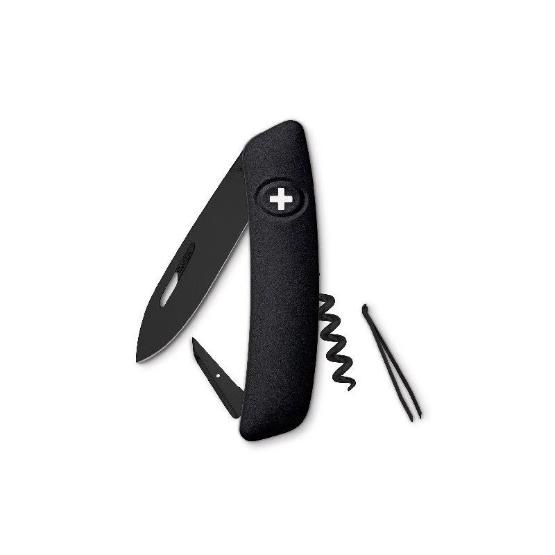 Couteau suisse Swiza D01 ALLBLACK Couteau Suisse Swiza D01 ALLBLACK -Couteaux Multifonctionnels Magasin couteau suisse swiza d01 allblack