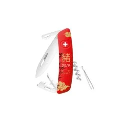 Couteau Suisse Swiza D03 Rouge Nouvel An Chinois 2019