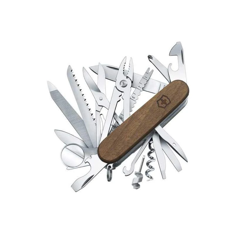 Couteau suisse Victorinox Swisschamp Wood - bois noyer Couteau Suisse Victorinox Swisschamp Wood - Bois Noyer -Couteaux Multifonctionnels Magasin couteau suisse victorinox swisschamp wood bois noyer