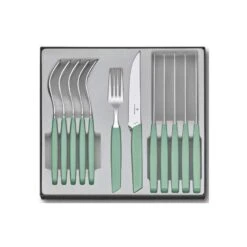 Ménagère 12 Pièces Victorinox Swiss Modern Steak Vert Pastel