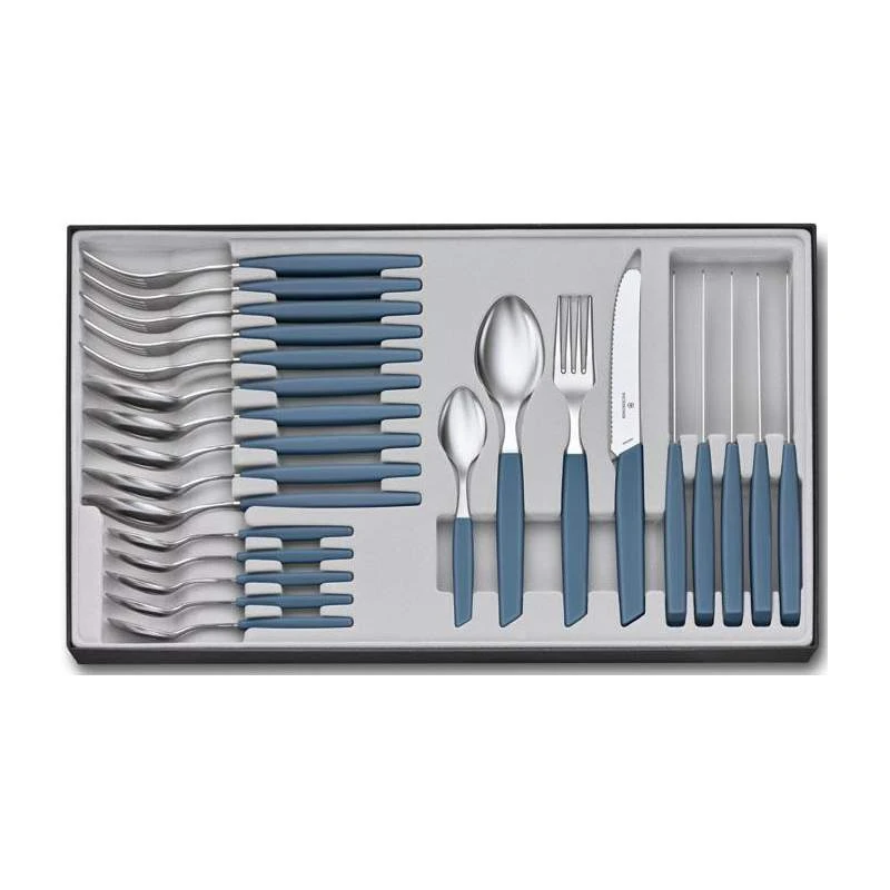 Ménagère 24 pièces Victorinox Swiss Modern table bleuet Ménagère 24 Pièces Victorinox Swiss Modern Table Bleuet -Couteaux Multifonctionnels Magasin menagere 24 pieces victorinox swiss modern table bleuet