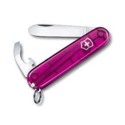 My First Victorinox Rose Translucide - Couteau Suisse Enfant