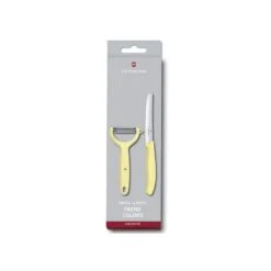 Set Couteau éplucheur à Tomates Victorinox Swiss Classic Trend Colors Jaune Pastel