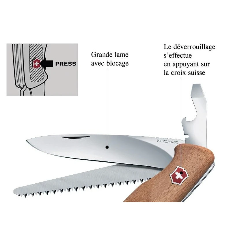 Victorinox Delémont RangerWood 55 Victorinox Delémont RangerWood 55 -Couteaux Multifonctionnels Magasin victorinox delemont rangerwood 55 2